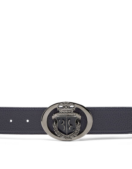 Deer Print Leather Belt