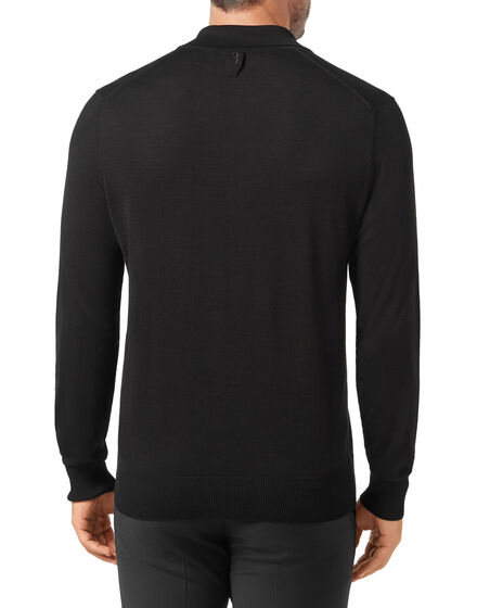 Pullover Polo-Neck LS Crest