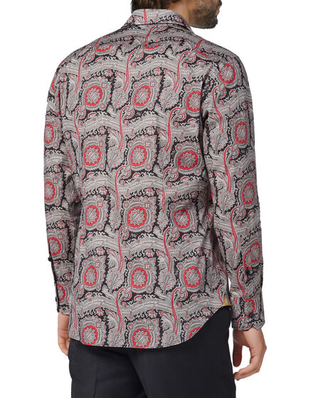Shirt Silver Cut LS/Milano Paisley
