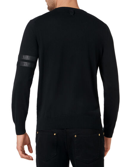 Knit Pullover Round Neck LS