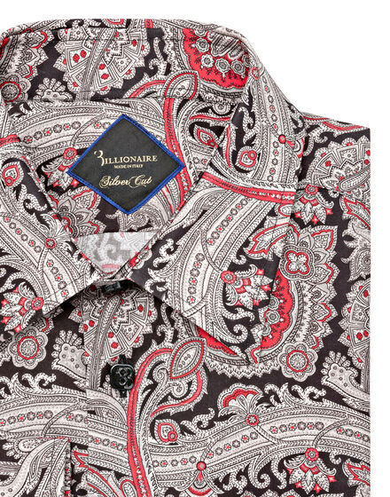 Shirt Silver Cut LS/Milano Paisley