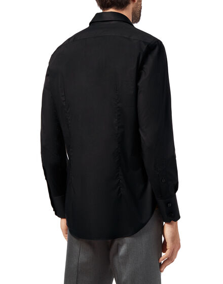 Shirt Silver Cut LS Milano/Watch Crest