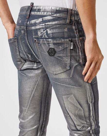 Denim Trousers Super Straight Cut Fit