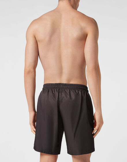 Jogging Shorts with Bulldog Print