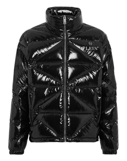 Quilted Down Jacket Hexagon
