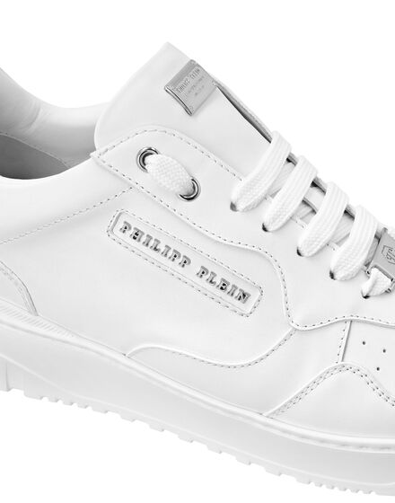 Nappa Leather Low Top Sneakers Lettering