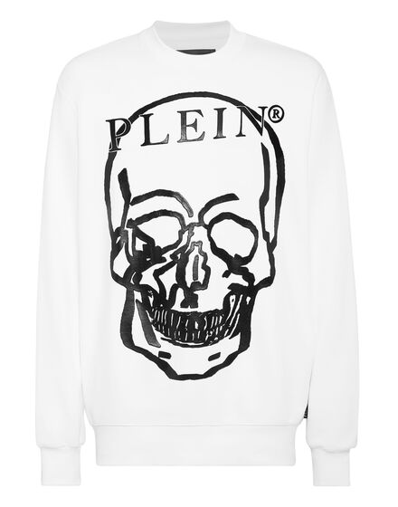 Sweatshirt LS Skull and Plein