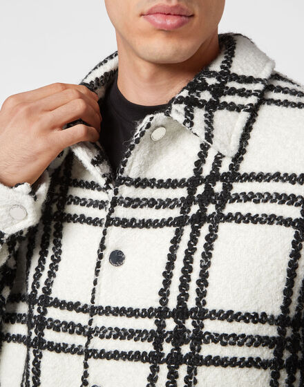 Alpaca Wool Bomber Gothic Plein