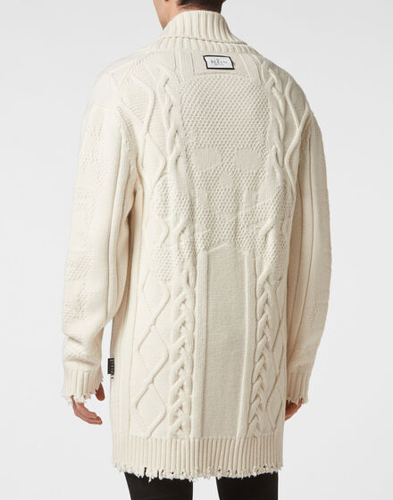Lambswool Cardigan Skull&Bones