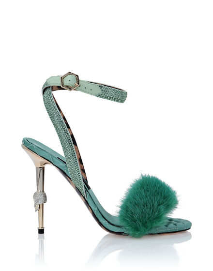 Sandals High Heels Crystal