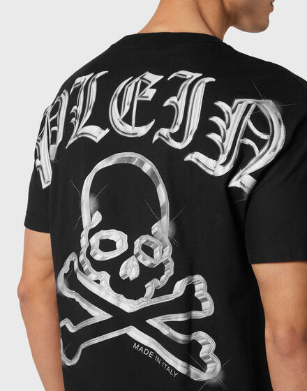 T-shirt Round Neck SS Kimono Cut Skull&Bones