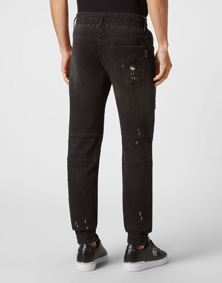 Denim Jogging Trousers