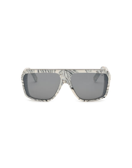 Sunglasses Rectangular Oversize PLEIN HEXAGON