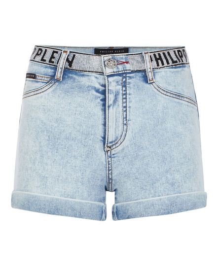 Denim High Waist Hot pants Philipp Plein TM