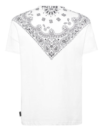 Round Neck T-Shirt Paisley Bandana