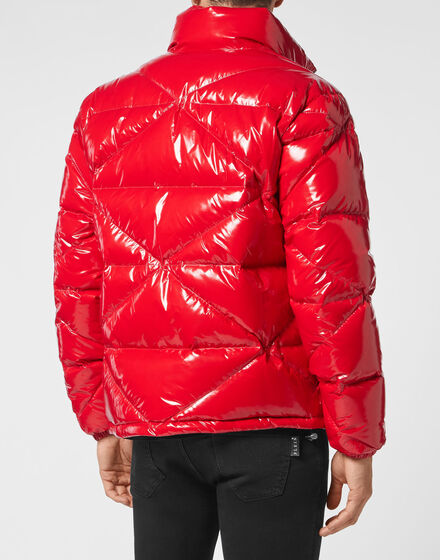 Quilted Down Jacket Hexagon