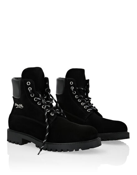 Calf Leather Boots Low Flat The Hunter
