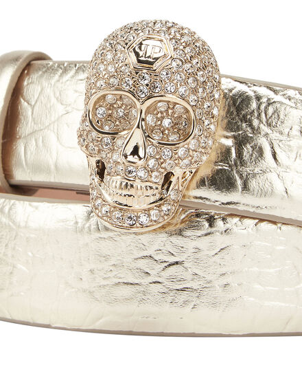 Crocco Printed Belt Skull