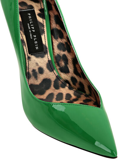 Patent Leather Decollete Hi-Heels