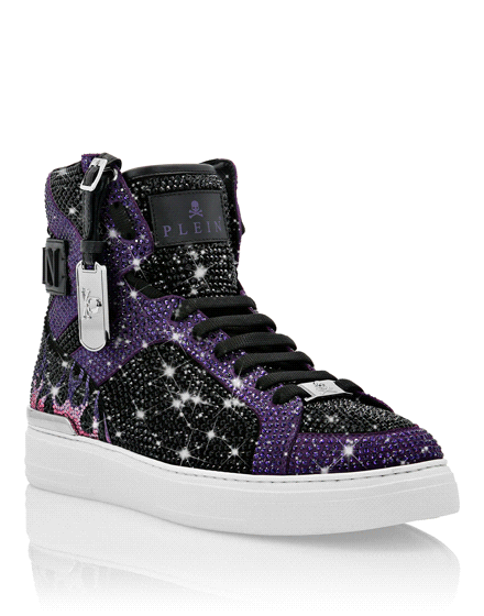 MONEY BEAST Hi-Top crystal  Flame