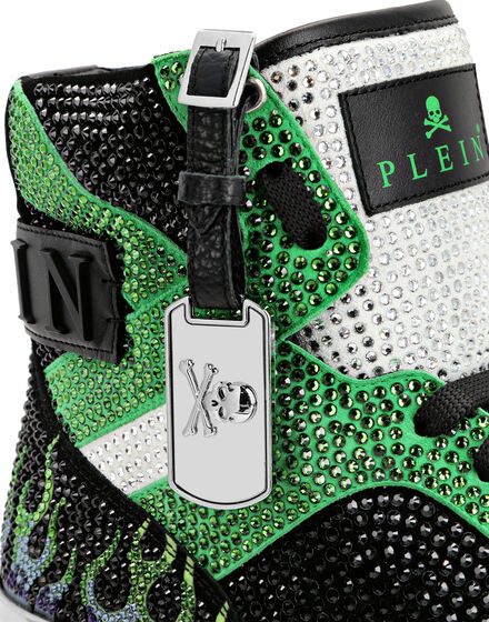 MONEY BEAST Hi-Top crystal  Flame
