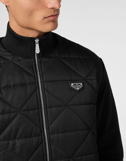 Fleece and Nylon Padded Jacket