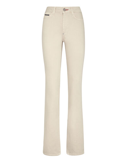 Denim Trousers Flare Fit Iconic Plein