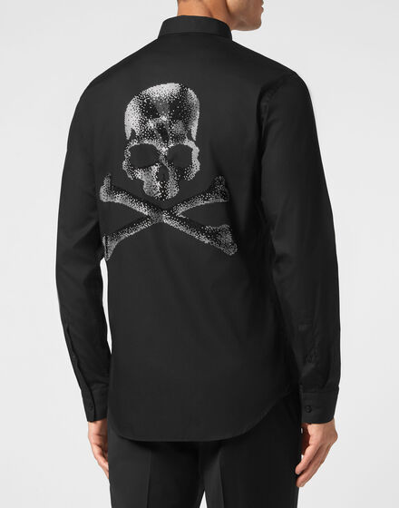 Shirt Sugar Daddy Cut LS Skull&Bones