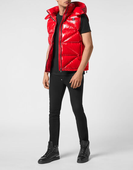 Sleeveless Jacket Hexagon