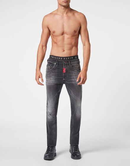 Denim Trousers Skinny Fit Hexagon
