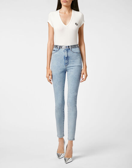 Denim Super High Waist Jegging Philipp Plein TM